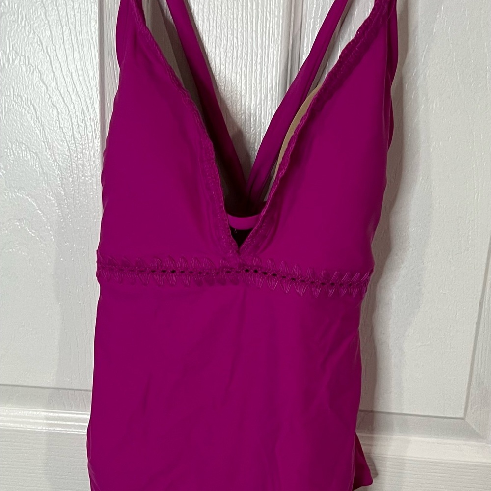 Vibrant Pink One-Piece Swimsuit